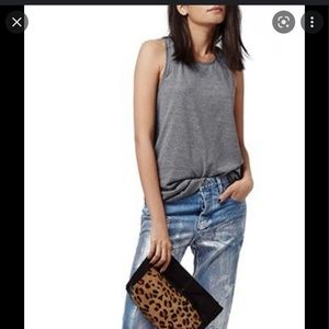 Topshop Longline Jersey Muscle Tank